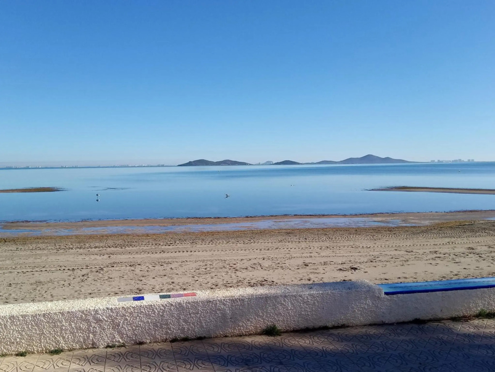 On the sandy uncrowded beach of Los Urrutias