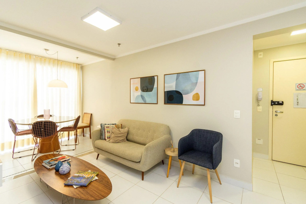 Apartamento De 1 Quarto No Ed. Metropolitan Barcelona   Jardim Goiás   Mb407a