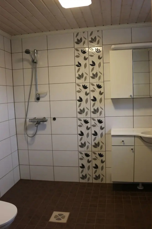 Hirsimökki ja makuuaitta
