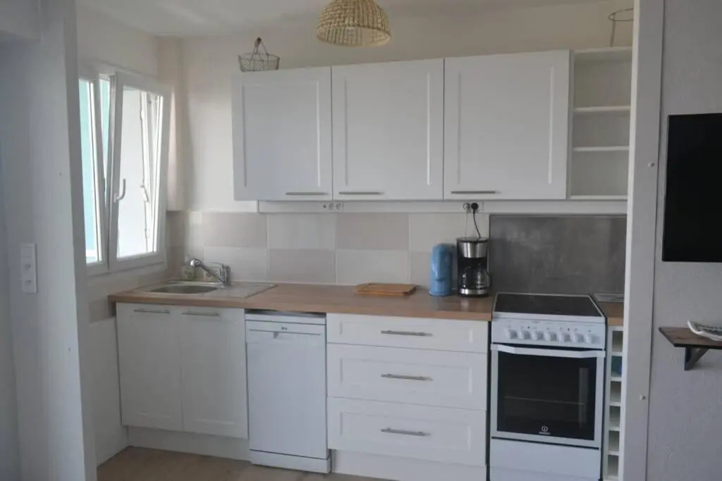 Appartement studio vue mer les pieds dans l'eau