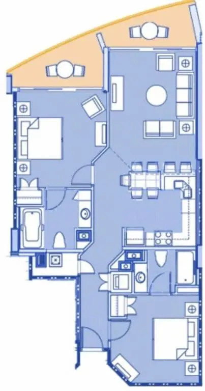 Gorgeous Ocean Front Condo 2bd 2 full baths, 2 balconies
