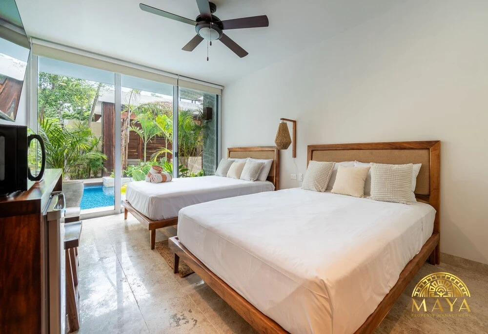 NHOA 107A Lux 2BR Condo Pool access in Aldea Zama