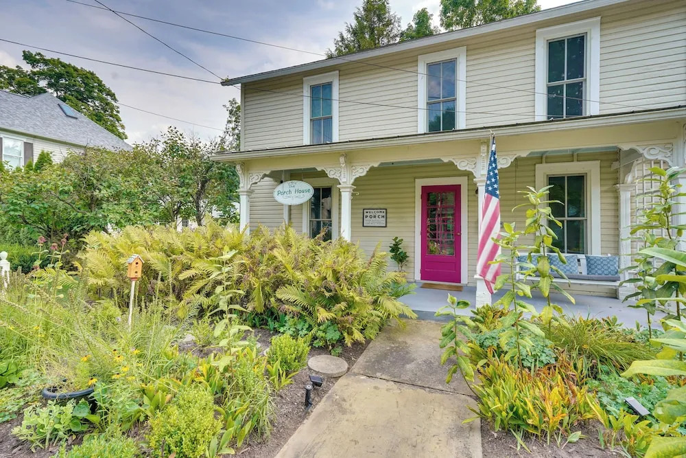 The Porch House Located in Historic Village