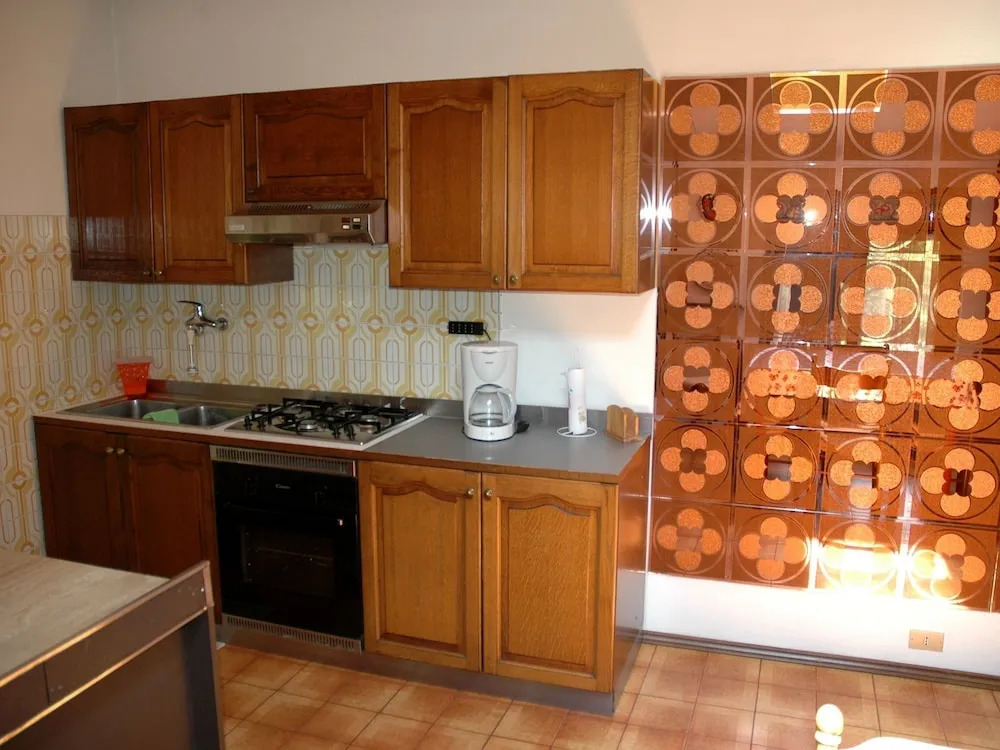 Apartment in Levico Terme With Balcony, Garden, Fireplace