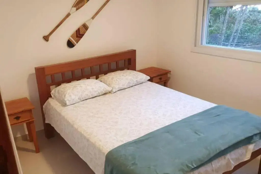 Casa com varanda, ar condicionado pet friendly