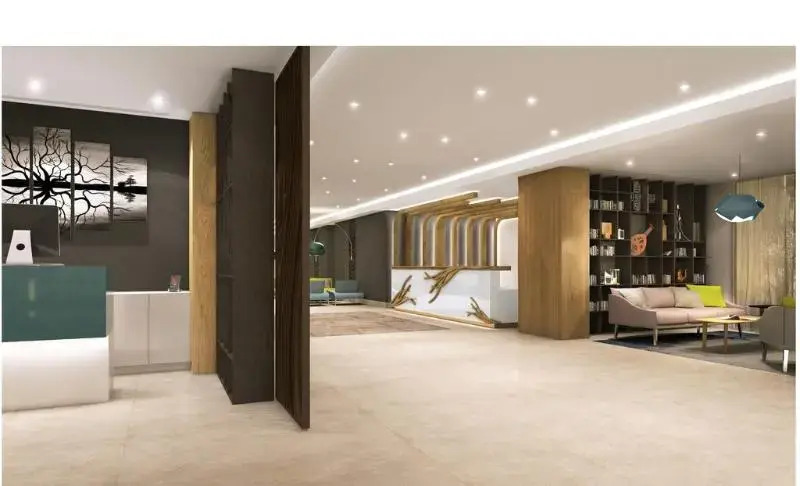 Blue, White and Grey Suites