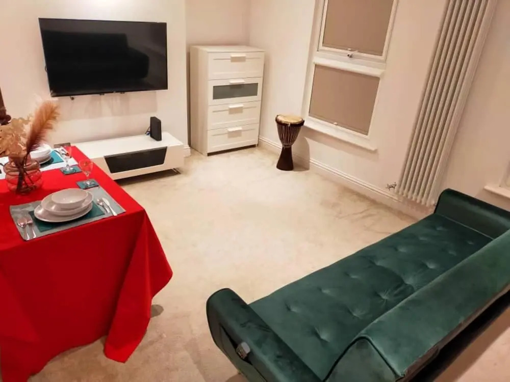 Stylish 1 Bedroom Flat for 3 Guest