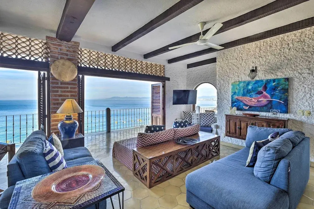 Mid-Century Modern Condo w/ Patio & Ocean Views