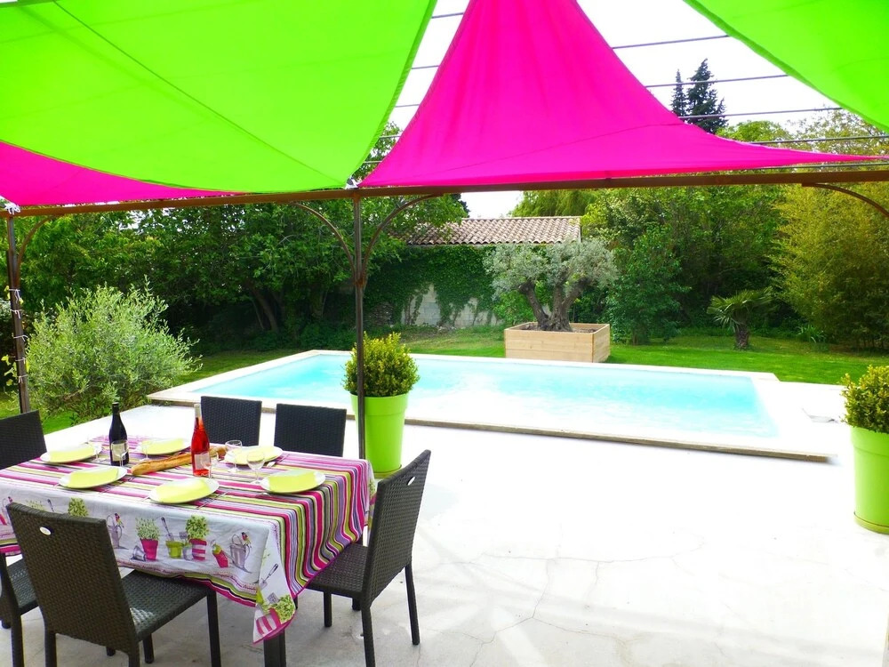 Villa With 3 Bedrooms in Lirac, With Private Pool, Enclosed Garden and