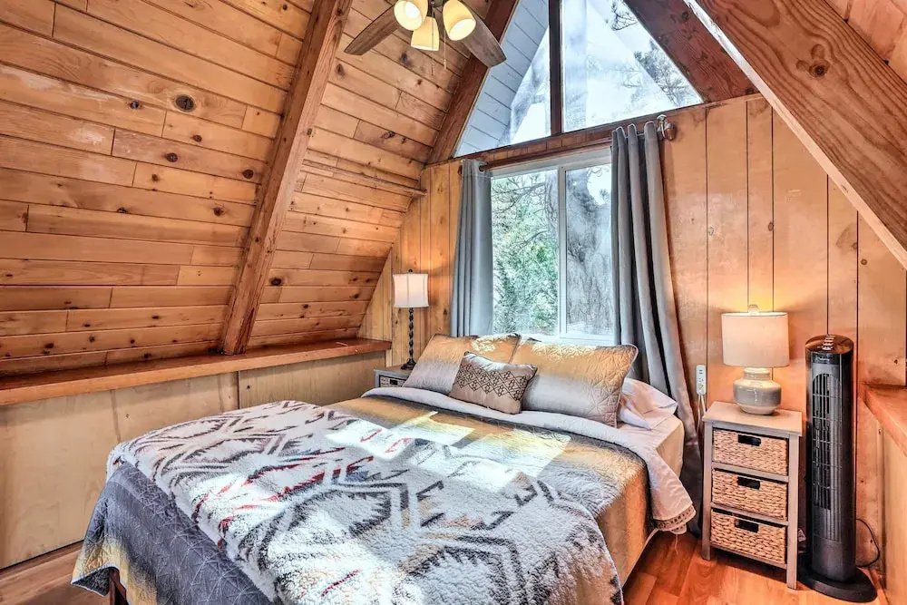 Cozy A-Frame w/ Hot Tub Near Arrowbear Lake