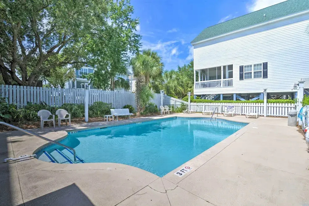 Steps to Pool & Ocean: Surfside Beach Home Base!