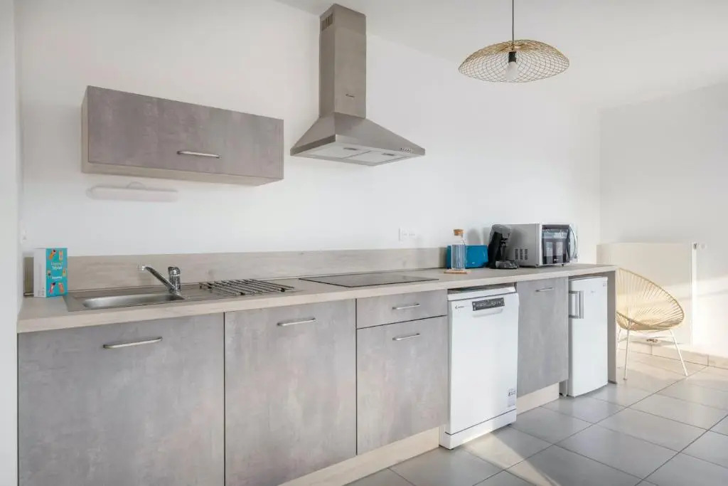 Dans une residence de style balneaire en Bretagne