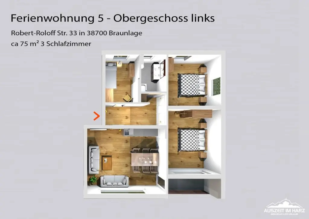 Auszeit im Harz Haus 3 Wohnung 6