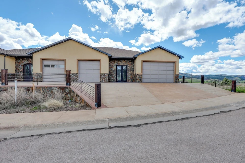 Motorcycle-themed Home in Spearfish w/ Hot Tub!