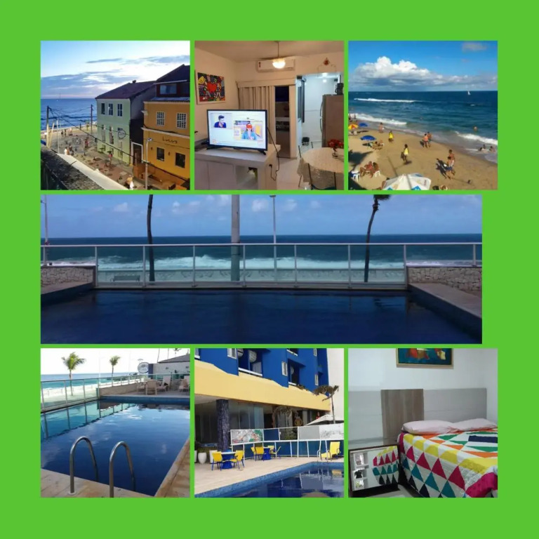 Studio Lateral Vista Mar Barra Internet cama de casal Netflix