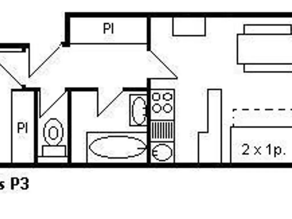 Appartement Méribel, 2 pièces, 4 personnes - FR-1-180-88