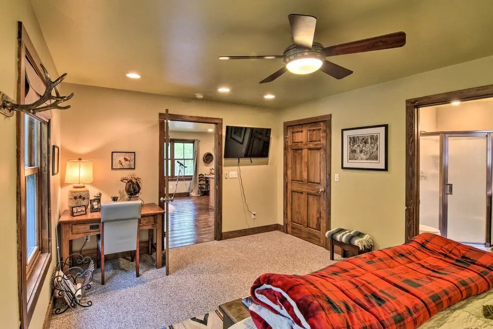 Riverfront Lake City Home w/ Fire Pit, Deck & BBQ