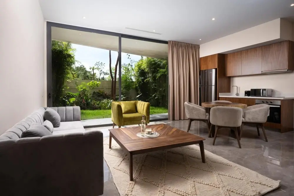 Chic Design Prime Location Large Studio With Private Garden and Shared Pool