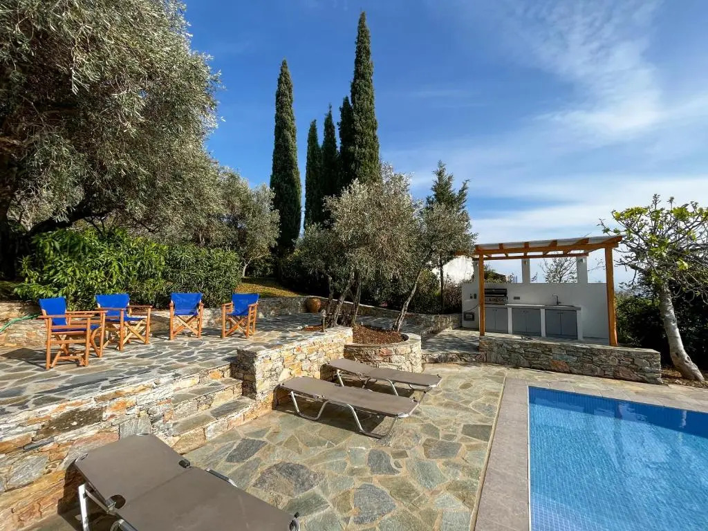 Villa Panorama Skopelos - Amazing sea view, private pool, sleeps 7, private & peaceful!