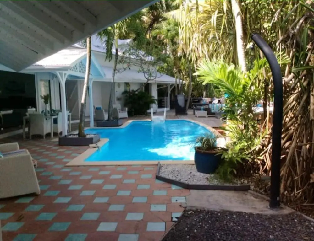 Villa With 4 Bedrooms in Le Gosier, With Private Pool, Enclosed Garden and Wifi - 3 km From the Beach