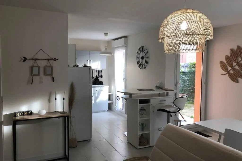 Appartement cosy avec jardin à Blagnac.