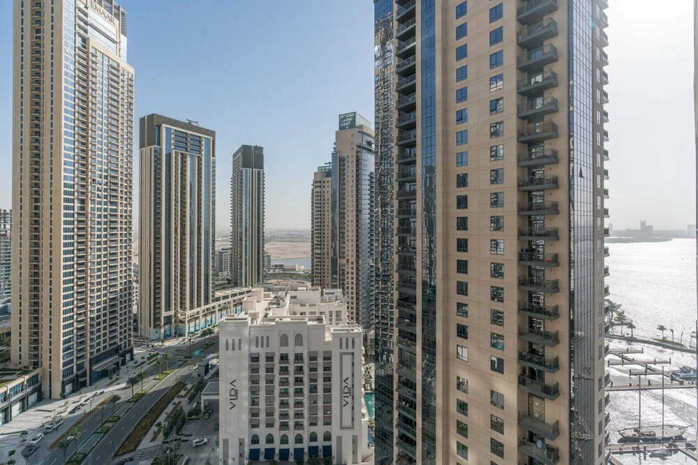 Lux BnB  Dubai Creek Harbour BLVD Views