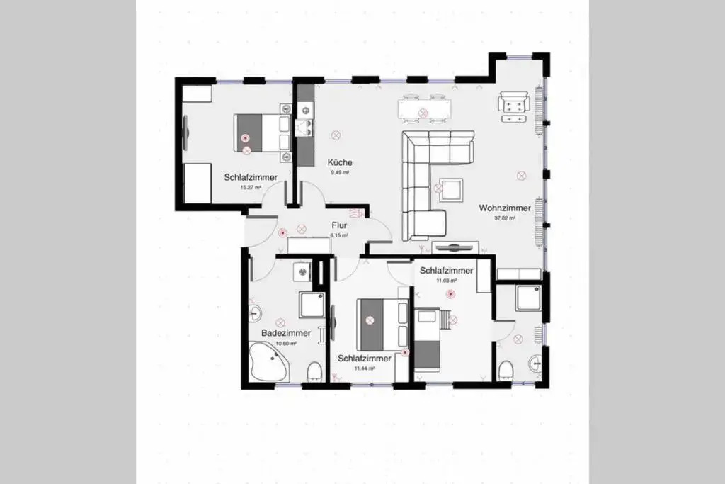 Traumwohnung mit Sauna in der Innenstadt