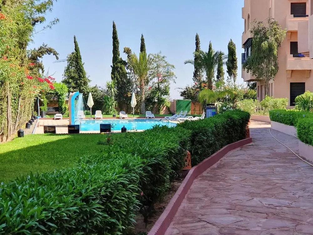 Apartment With 2 Bedrooms in Marrakech, With Shared Pool, Furnished Terrace and Wifi