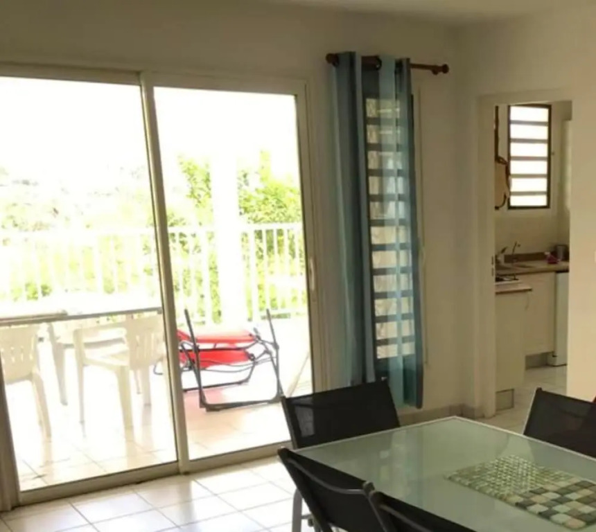 Apartment With 2 Bedrooms in Les Trois-îlets, With Wonderful sea View, Enclosed Garden and Wifi - 150 m From the Beach