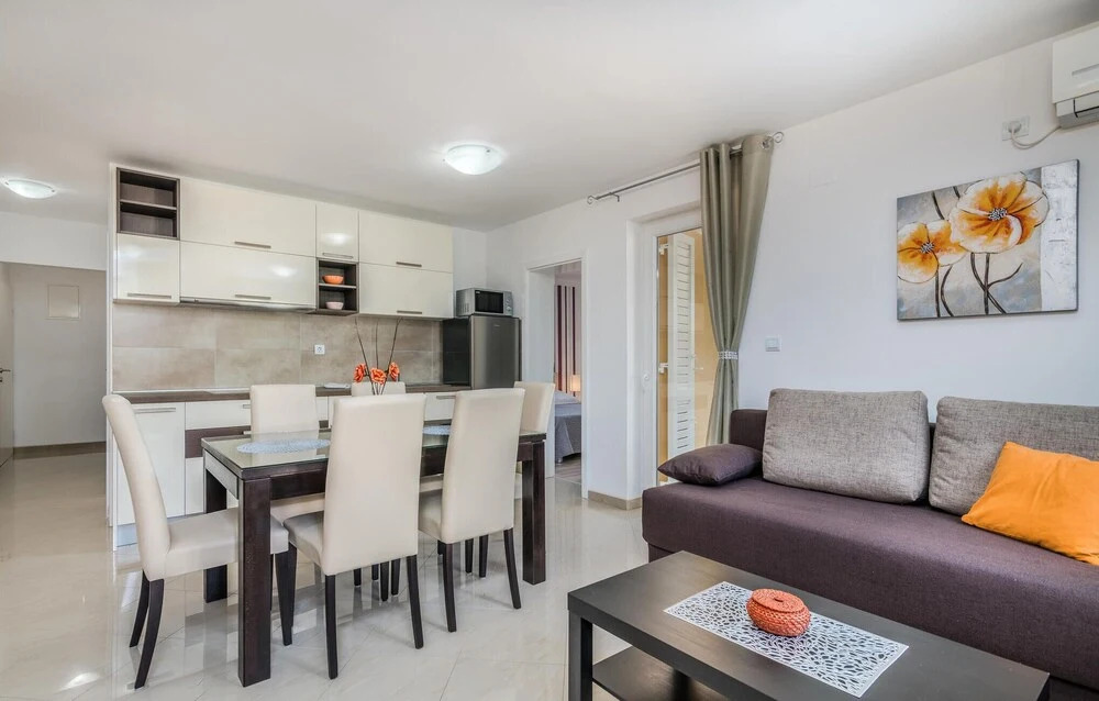 Stunning Apartment in Baska With Outdoor Swimming Pool, Wifi and 2 Bedrooms