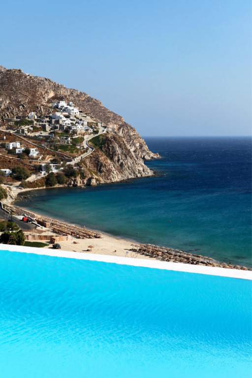 Amazing view Mykonian Villa with 5 bedrooms and pool