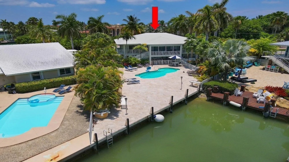 Waterfront Luxury Home with Pool and Boat Dock home