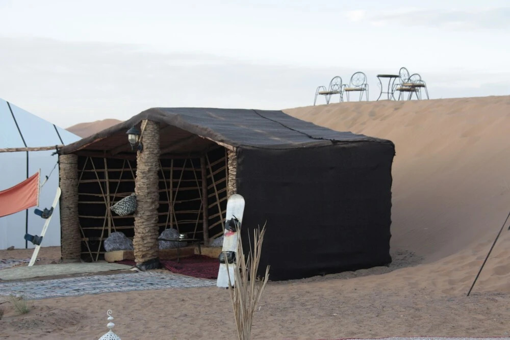 Family desert camp