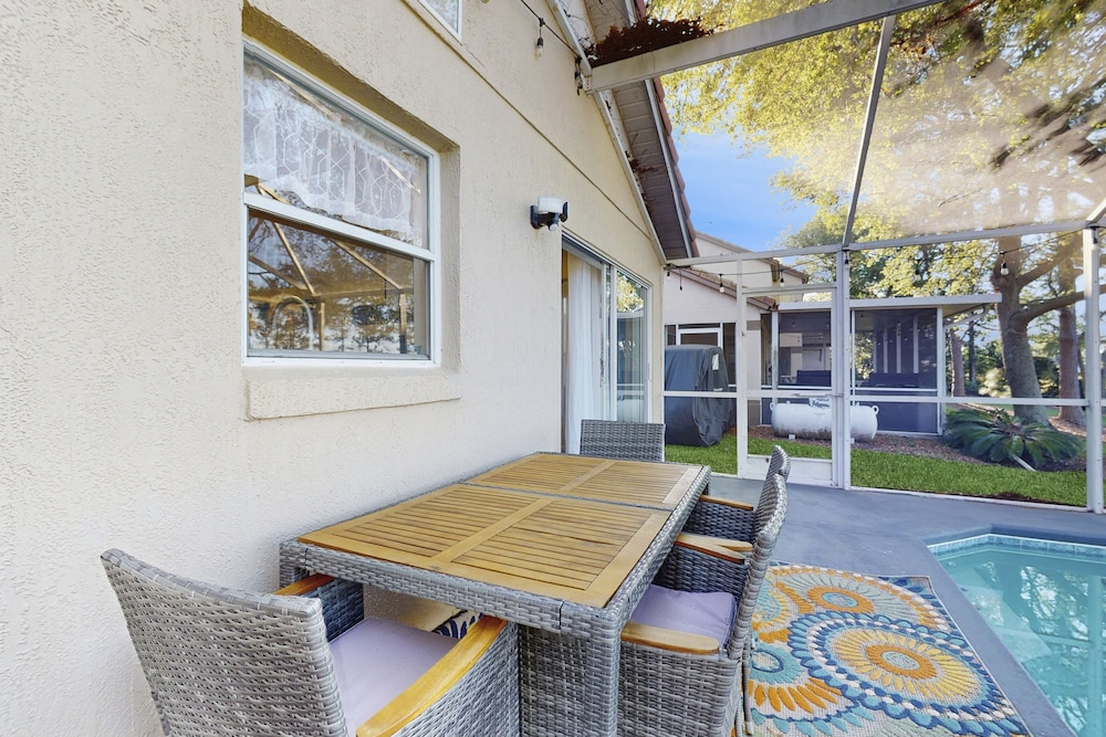 Radiant Retreat With Private Pool, On-site Golf, Board Games, AC, & W/D