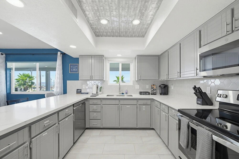 Pool, Game Room & Lake View! Modern Havasu Home