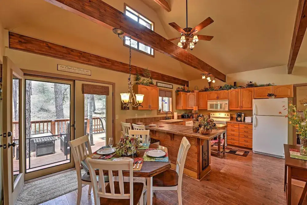 Relax Fireside! Peaceful Forest Haven in Prescott