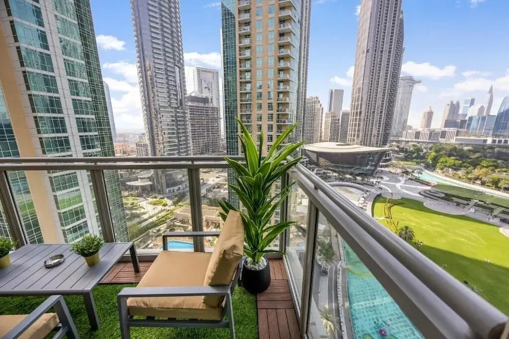 Durrani Homes - The Luxe 3br with Burj Khalifa and Fountain View - third room without partition
