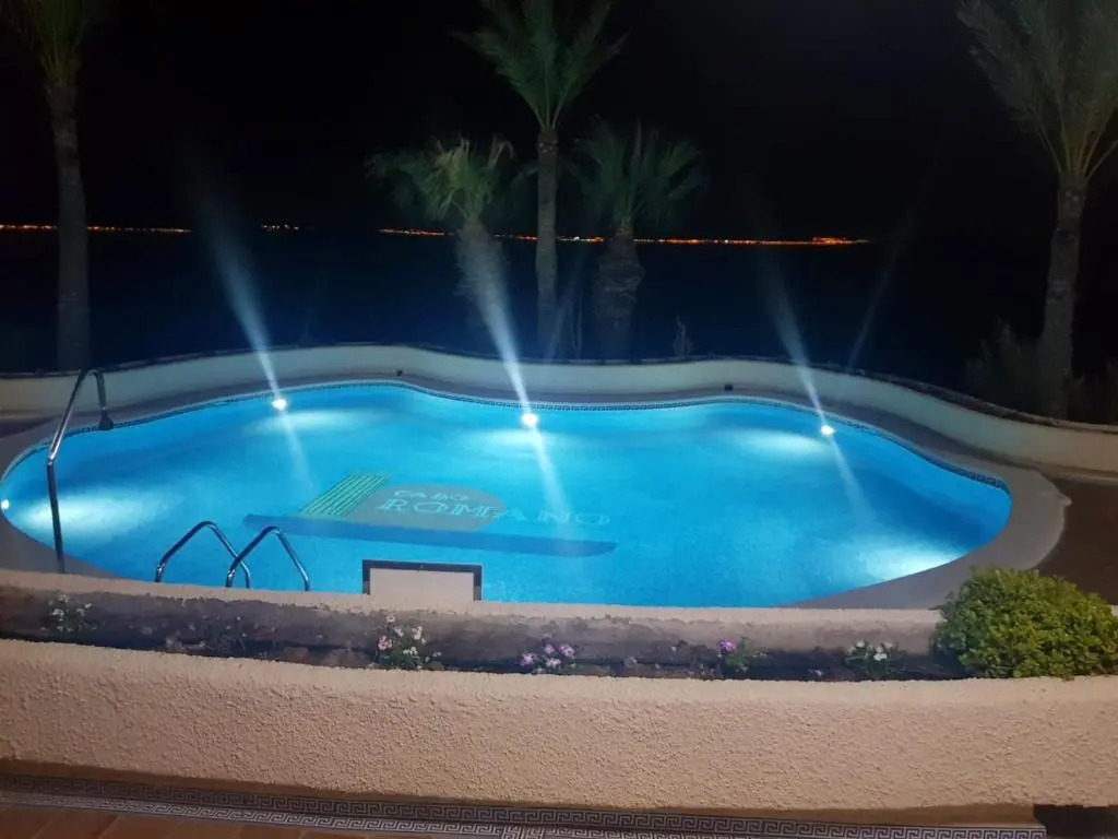 2 bedrooms appartement at San Javier 50 m away from the beach with sea view shared pool and furnished terrace