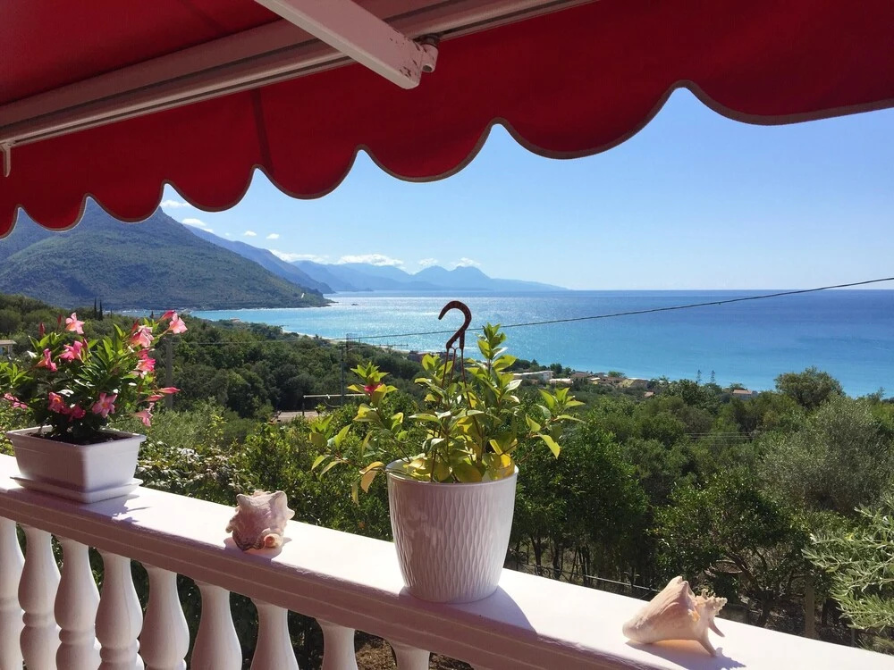 Studio In Villammare With Wonderful Sea View Shared Pool Furnished Terrace 500 M From The Beach