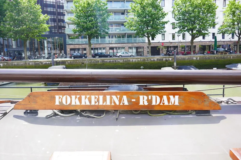 Boat apartment Rotterdam Fokkelina