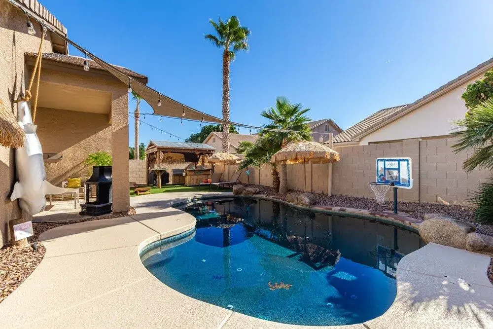 Tiki Time Perfect Pool Home in Chandler! Sleeps 8! by RedAwning