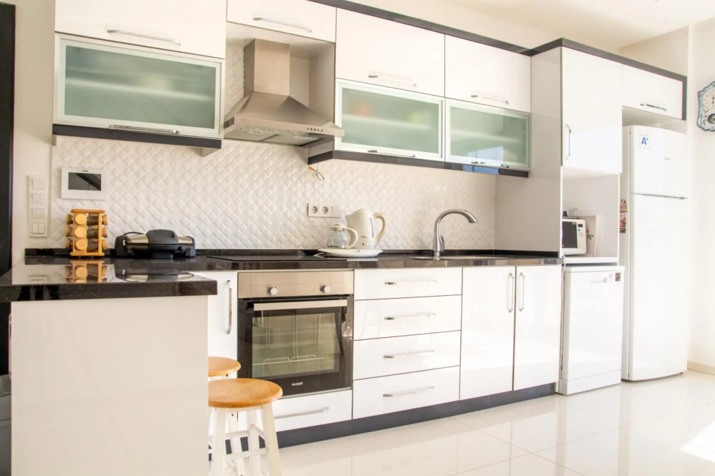 Sleek Villa with Private Pool and Garden in Cesme