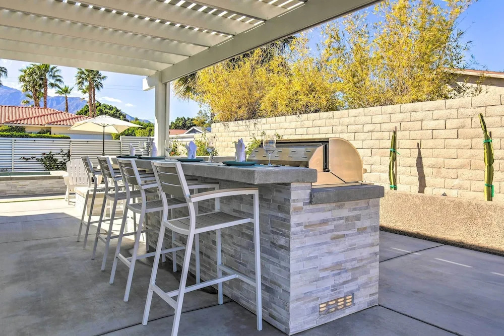 Palm Springs Pad w/ Outdoor Kitchen + Views!