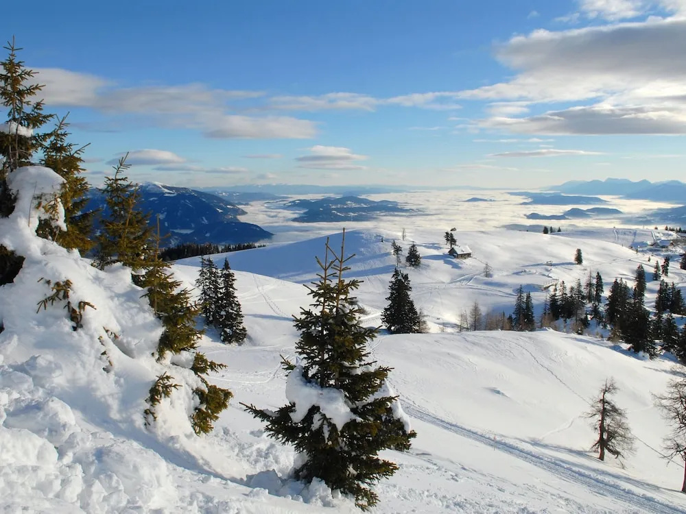 Beautiful Wooden Chalet Near the top ski Area of Âânassfeld in the Sunny South