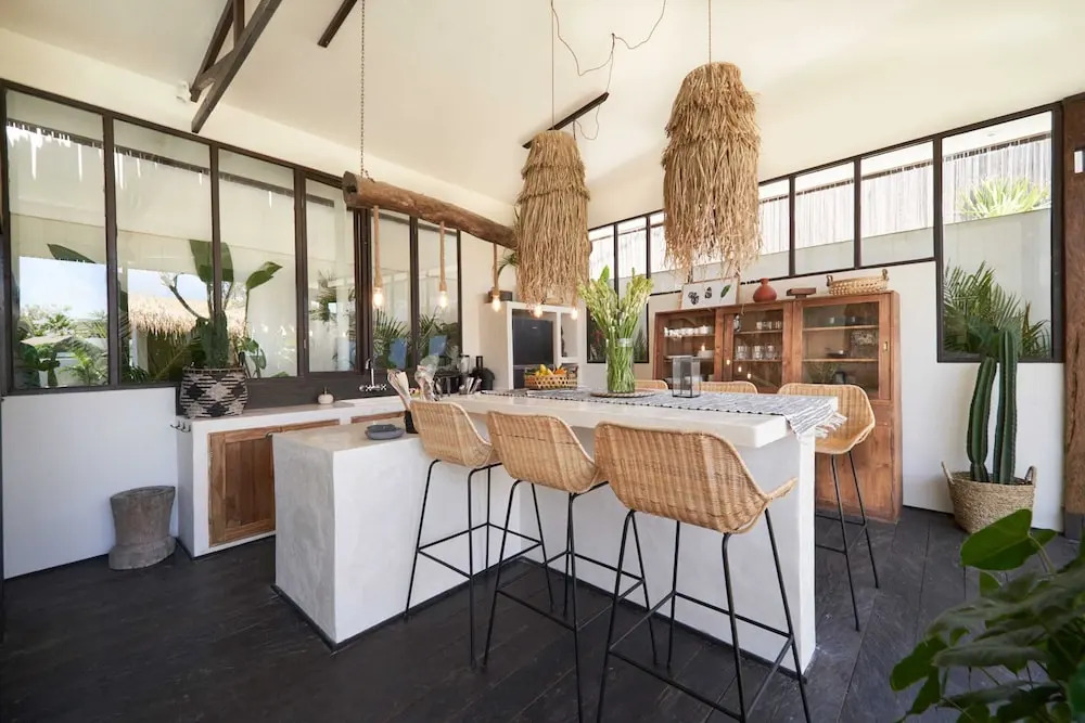 Fabulous 3BR Boho-chic Style, Umalas With Staff