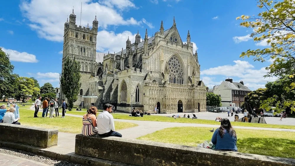 Cathedral Yard in Exeter