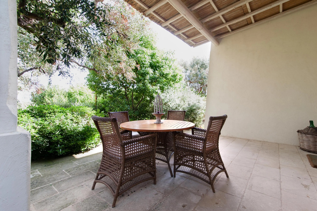 Modern Pool And Ancient Trullo