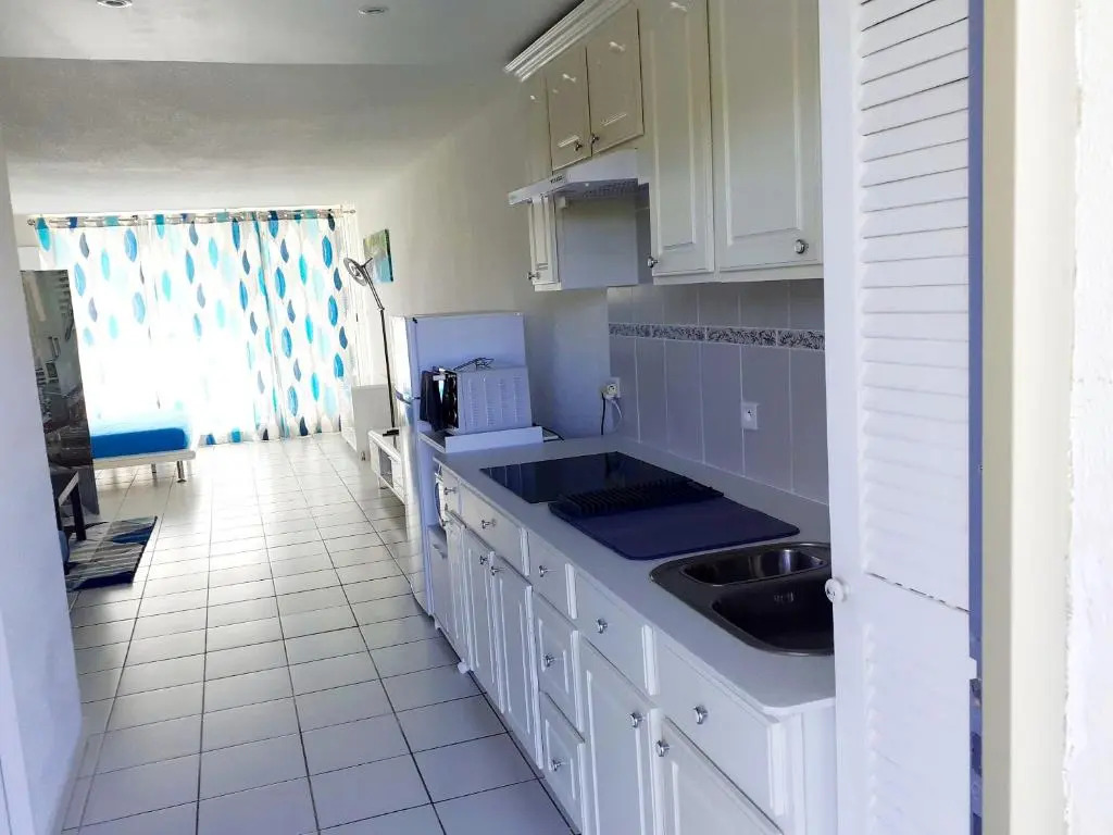 Studio with lake view balcony and wifi at Saint Martin
