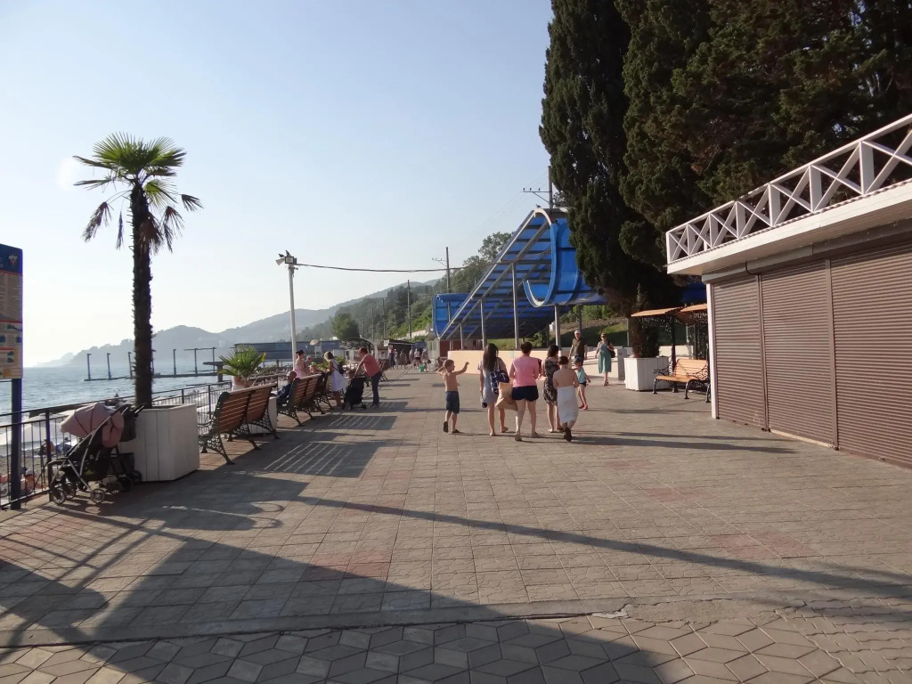 Уютная студия с видом на море в Кудепсте