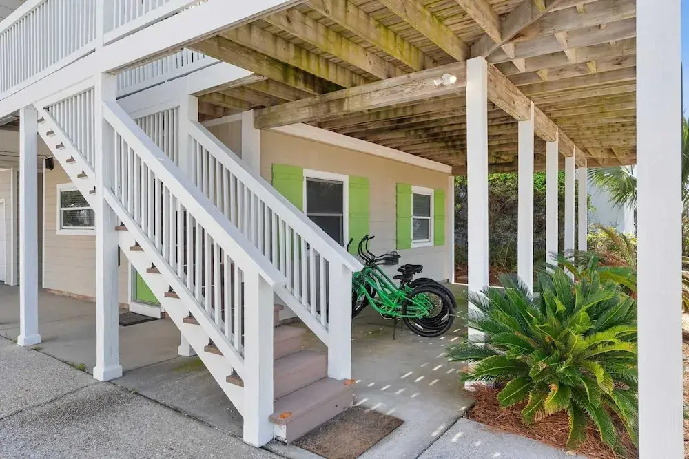 Beach Retreat w/ Sundeck, Golf Cart & Bikes Bungalow House by Avantstay